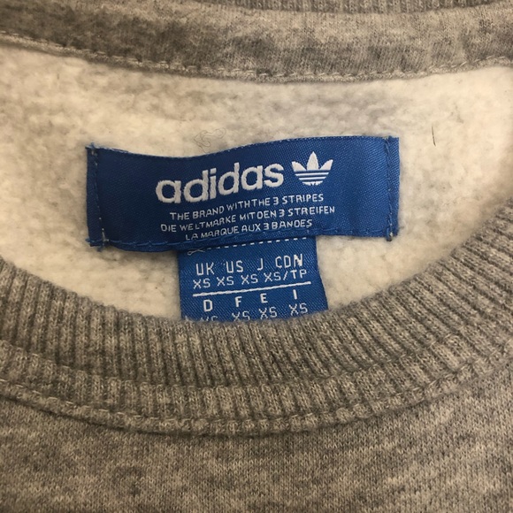Addidas Grey Crewneck - Picture 2 of 3